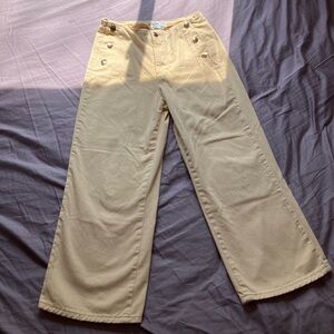 Cropped Wide Leg Jeans